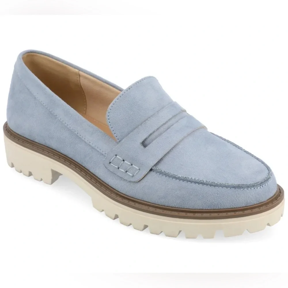 Journee Womens Kenly Tru Comfort Foam Slip On Round Toe Loafer Size 7 NW…